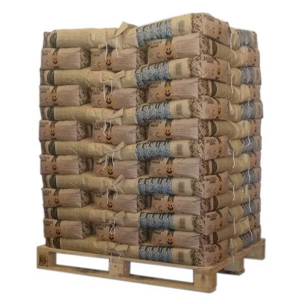 Pellets Badger – palé de 65 sacos de 15 kg
