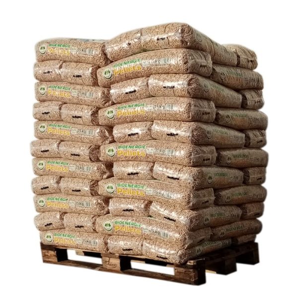 Pellets de bioenergía – palé de 66 sacos de 15 kg