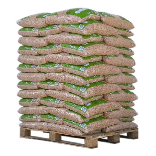 Pellets DIN – palé de 65 sacos de 15 kg