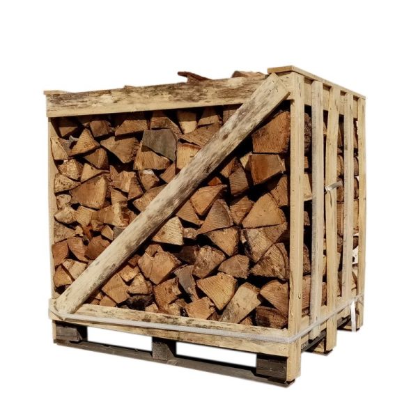 Leña – 30 cm – seca – maderas duras mixtas – palé de 1 m³ – 1,5 steres