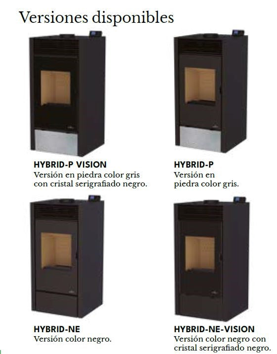 Estufa Bronpi Hybrid Leña-pellet
