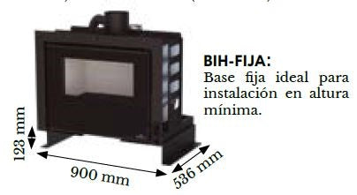 Insertable Bronpi hybrid (leña-pellet)