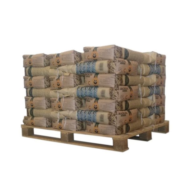 Pellets Badger – 1/2 palé de 35 sacos de 15 kg